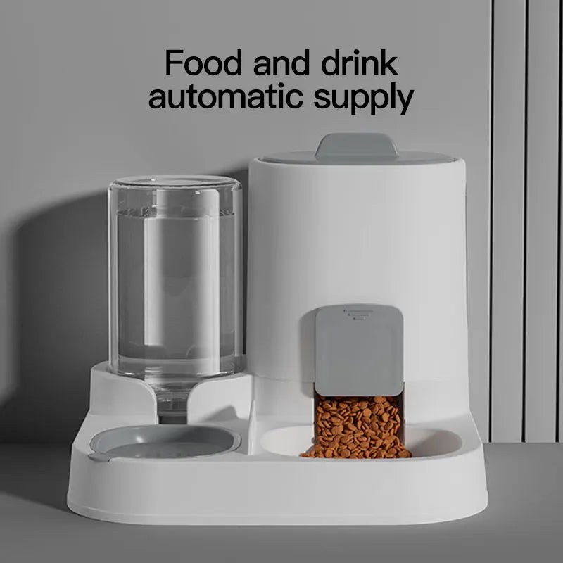 Spill-Proof Pet Feeder & Waterer