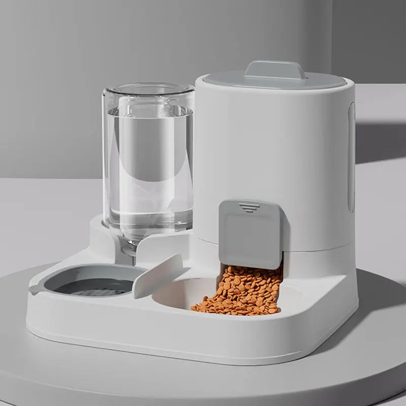 Spill-Proof Pet Feeder & Waterer